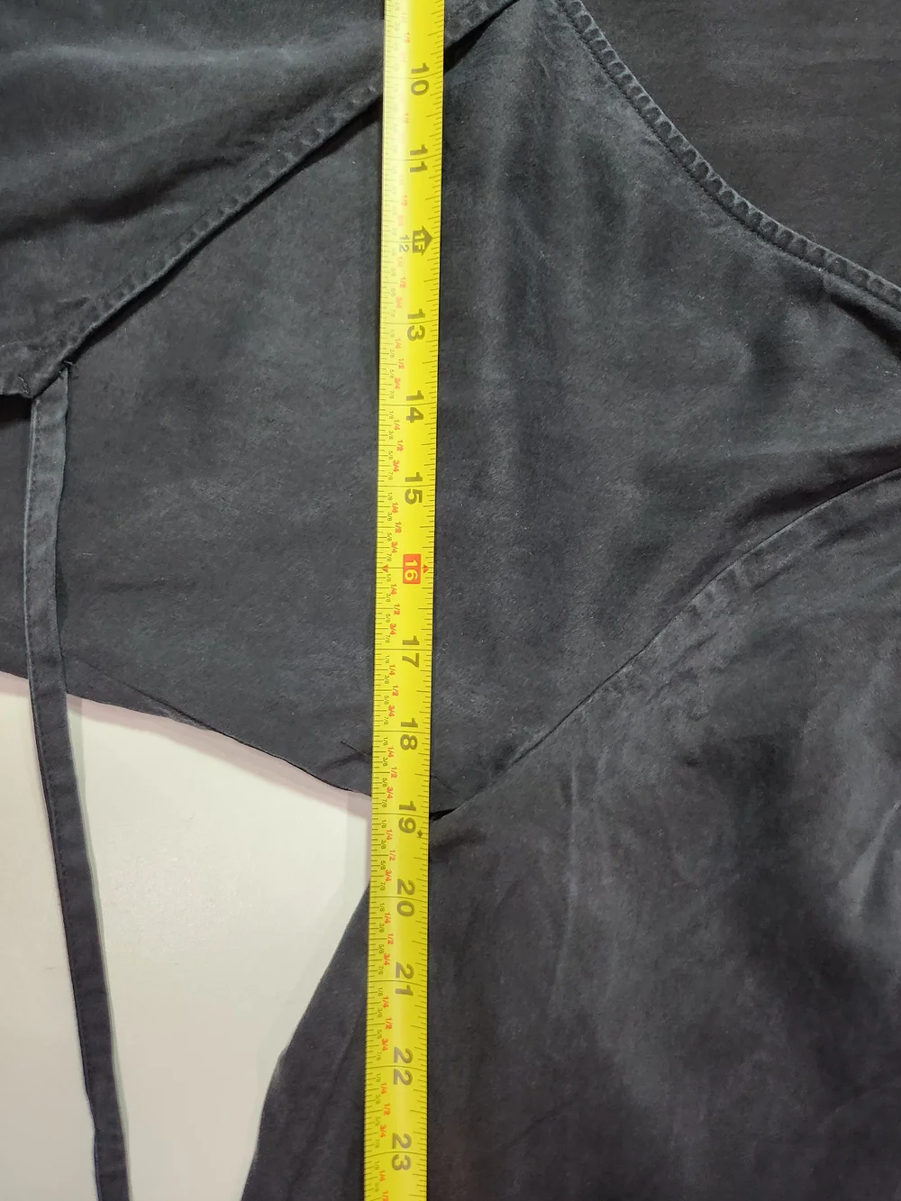 J.Crew Black Silk-Touch Lyocell Wrap Mini Dress Size S Long Sleeve V-Neck